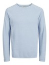 Jack & Jones Světle modrý pánský svetr Jack & Jones Hill