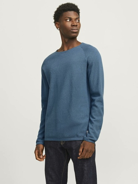 Jack & Jones Modrý pánský svetr Jack & Jones Hill