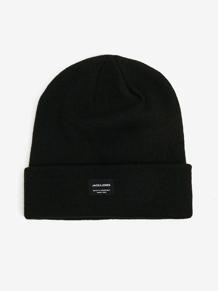 Jack & Jones Černá pletená zimní čepice Jack & Jones DNA