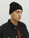 Jack & Jones Černá pletená zimní čepice Jack & Jones DNA
