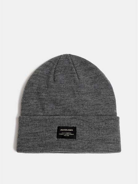 Jack & Jones Šedá pletená zimní čepice Jack & Jones DNA