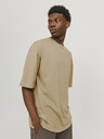 Jack & Jones Hnědé pánské tričko Jack & Jones Charge