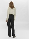 Vero Moda Černé dámské široké kalhoty Vero Moda Becky