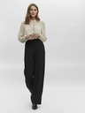Vero Moda Černé dámské široké kalhoty Vero Moda Becky