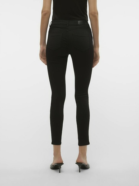 Vero Moda Černé dámské skinny džíny Vero Moda Flash