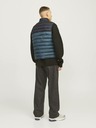 Jack & Jones Černo-modrá pánská prošívaná vesta Jack & Jones