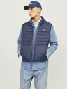 Jack & Jones Tmavě modrá pánská prošívaná vesta Jack & Jones