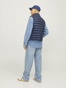 Jack & Jones Tmavě modrá pánská prošívaná vesta Jack & Jones