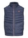 Jack & Jones Tmavě modrá pánská prošívaná vesta Jack & Jones
