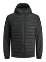 Jack & Jones Černá pánská prošívaná bunda Jack & Jones