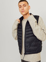 Jack & Jones Černá pánská prošívaná vesta Jack & Jones Sprint