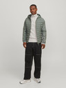 Jack & Jones Zelená pánská prošívaná bunda Jack & Jones