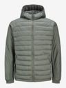 Jack & Jones Zelená pánská prošívaná bunda Jack & Jones