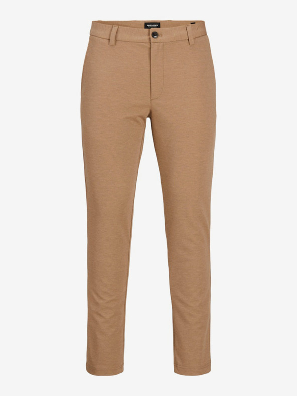Jack & Jones Hnědé pánské kalhoty Jack & Jones Marco