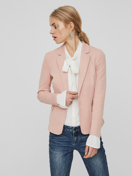 Vero Moda Světle růžové dámské sako Vero Moda Julia