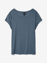 Vero Moda Modré dámské tričko Vero Moda Ava