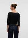 AWARE by VERO MODA Černé dámské tričko AWARE by VERO MODA Fiona
