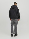 Jack & Jones Černá pánská mikina s kapucí Jack & Jones Star