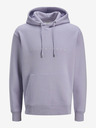 Jack & Jones Světle fialová pánská mikina s kapucí Jack & Jones Star