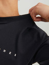 Jack & Jones Černé pánské tričko Jack & Jones Star