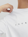 Jack & Jones Bílé pánské tričko Jack & Jones Star