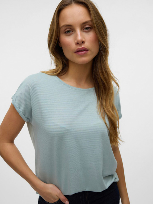 Vero Moda Světle zelené dámské tričko Vero Moda Lava