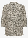 ONLY Černo-krémová dámská vzorovaná halenka ONLY Raya