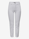 ONLY Bílé dámské skinny džíny ONLY Emily