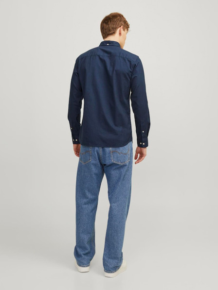 Jack & Jones Tmavě modrá pánská košile Jack & Jones Brook