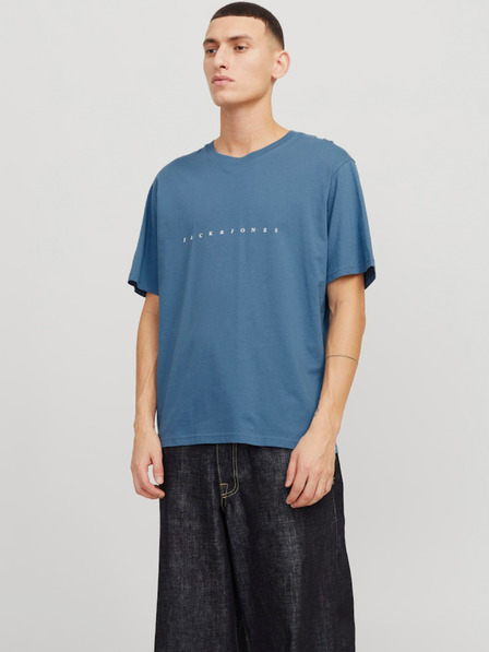 Jack & Jones Modré pánské tričko Jack & Jones Star