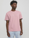 Jack & Jones Růžové pánské tričko Jack & Jones Star