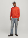 Jack & Jones Oranžová pánská mikina Jack & Jones Vesterbro