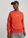 Jack & Jones Oranžová pánská mikina Jack & Jones Vesterbro