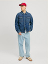 Jack & Jones Modrá pánská džínová košilová bunda Jack & Jones