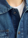 Jack & Jones Modrá pánská džínová košilová bunda Jack & Jones