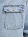 Jack & Jones Světle modrá pánská džínová košilová bunda Jack & Jones Hase