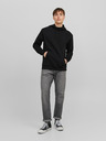 Jack & Jones Černá pánská mikina s kapucí Jack & Jones Bradley
