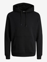 Jack & Jones Černá pánská mikina s kapucí Jack & Jones Bradley