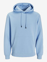 Jack & Jones Modrá pánská mikina s kapucí Jack & Jones Bradley