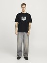 Jack & Jones Černé pánské tričko Jack & Jones Vesterbro