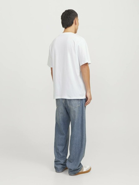 Jack & Jones Bílé pánské tričko Jack & Jones Vesterbro