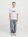 Jack & Jones Bílé pánské tričko Jack & Jones Vesterbro