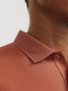 Jack & Jones Cihlové pánské polo tričko Jack & Jones Crodney