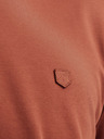 Jack & Jones Cihlové pánské polo tričko Jack & Jones Crodney