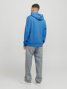 Jack & Jones Modrá pánská mikina s kapucí Jack & Jones Logo