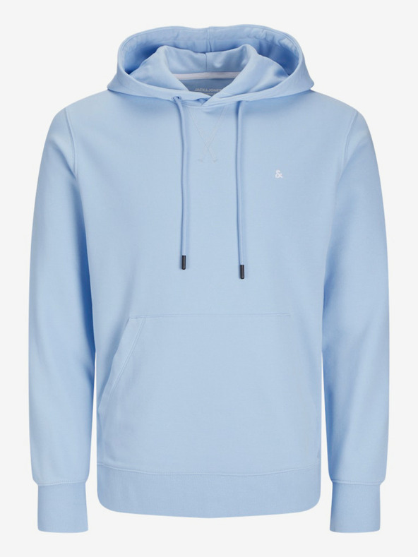 Jack & Jones Světle modrá pánská mikina s kapucí Jack & Jones Paulos
