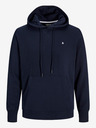 Jack & Jones Tmavě modrá pánská mikina s kapucí Jack & Jones Paulos