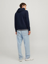 Jack & Jones Tmavě modrá pánská mikina s kapucí Jack & Jones Paulos