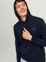 Jack & Jones Tmavě modrá pánská mikina s kapucí Jack & Jones Paulos