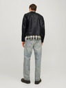 Jack & Jones Černá pánská koženková bunda Jack & Jones Dylan